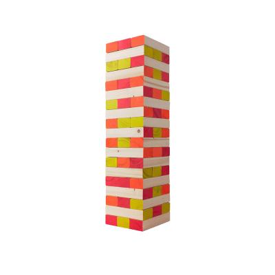 China DIY TOY Giant Tumbling Tower Entertain your large group day or night glowing blocks for sale