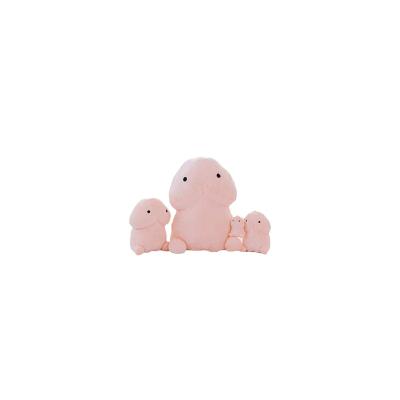 China Pp Soft Stuffed Ding Ding Plush Toys Simulation Figure Cute Tiles Cushion PENIS PACK GIFT SET for sale