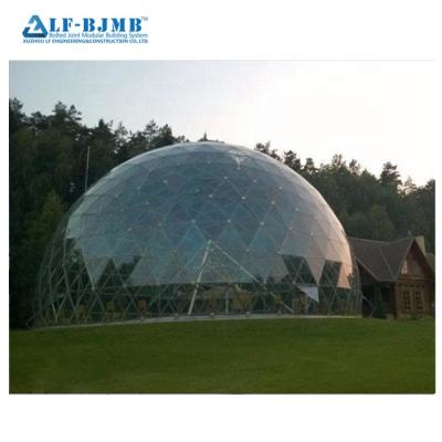 China Modern Design Structural Roof Skylight Dome Space Covering Steel Construction for sale