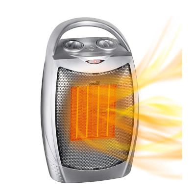 China Quiet Hotel Heater 1500W Ceramic Fan Heats 200 SQUARE FEET Of Offices for sale