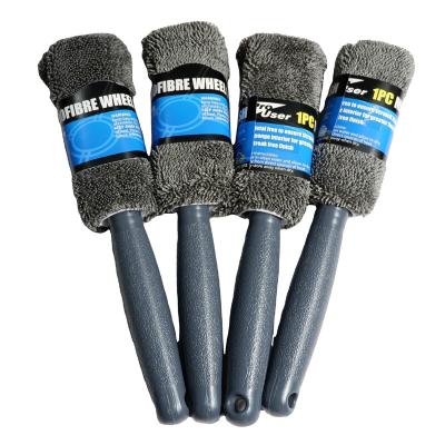 China High Quality Brush Car Cleaning Car Care Auto Water Flow Brush Wheel Cleaning Tools for sale