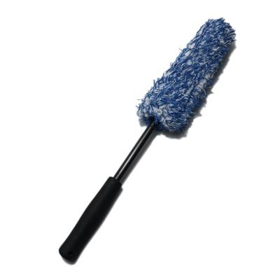 China Soft And Safe Auto Care Microfiber Wheel Brush For For Cars, Motorcycles, And Bicycles With Durable Handles Quick Shipping for sale