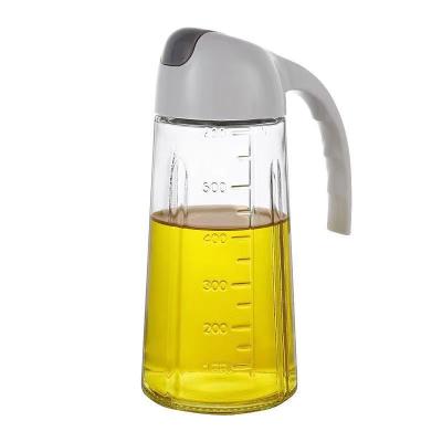 China Viable automatic opening and sealing oil jar household cooking oil size soy sauce and vinegar filling pouring season leak-proof for sale