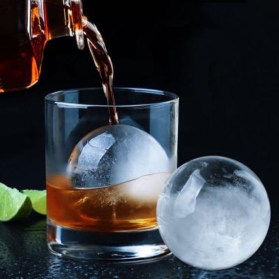 China Wholesale Viable Kitchen DIY Silicone Slow Melt Ice Cube Ball Mold Round Jelly Making Drink Mold for sale