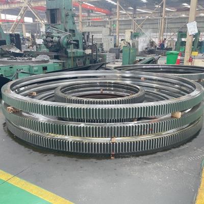 China LYJW Luoyang Hotels OEM Cast Cement Mixer Large Diameter Steel Module Ring Gear for sale