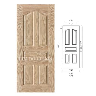 China Modern 3.2mm Veneer Door Skin Molded Door Skin Pakistan Veneer Doorskin for sale