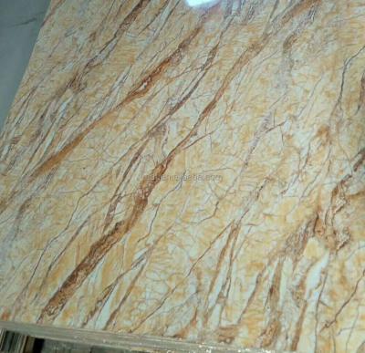 China Waterproof Material PVC Marble or Granite Color Wall Tile For Interior Decoration Marble Color PVC Panel for sale