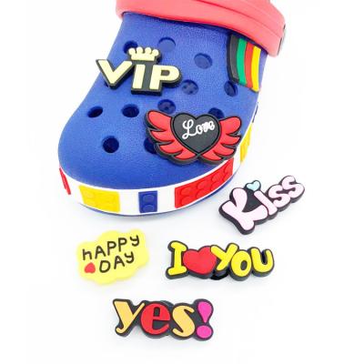 China Wholesale Instock Shoe Clog Charm Luxury Suitable For Kids Party Gifts Wristband Bracelets Charms for sale