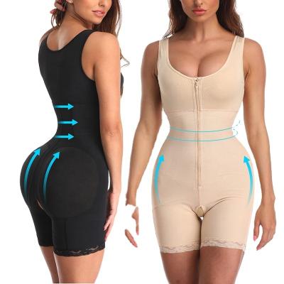 China Antibacterial Breathable Hip Enhancer Jumpsuit Tight Body Shapers Slimming Women Full Body Shapewear for sale