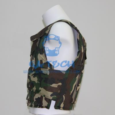 China green camo nijiiia 9 mm aramid bulletproof vest military tactical armor vest for sale