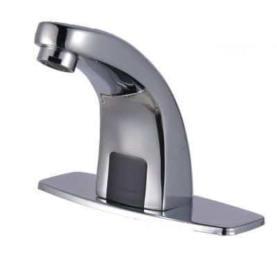 China Sense Faucets Electric Automatic Bathroom Faucet Sensor Faucet Touchless Basin Faucet for sale