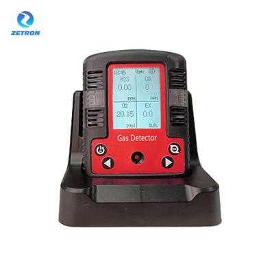 China Zetron Ms104K-M Compacto Detector de Gas Cuatro en Uno Monitorear gases tóxicos y combustibles de forma segura en venta