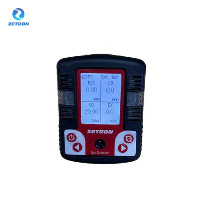 China Zetron Ms104K-M Dispositivo de medición portátil de alta precisión para la detección de CO O2 H2S Y LEL en venta