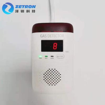 China Alarme prendido 0-20%LEL 85dB do detector de gás natural com aviso sadio/claro à venda