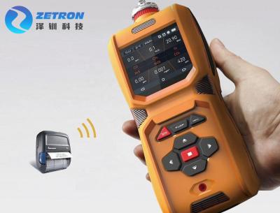 China Gas-Analysator O2-IP67 Monitor-MS600 6 errichtet in der Pumpe mit großer Bildschirm-Orange zu verkaufen