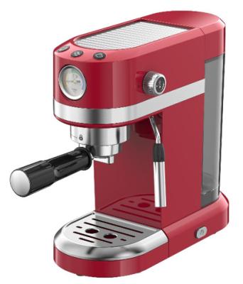 China Rote 1350W Digital Espresso-Maschine ODM mit Thermometer zu verkaufen