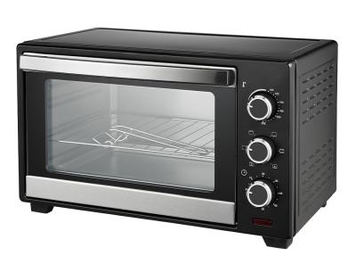 China Hogar negro Oven With Chromed Wire Rack eléctrico de 1280W 16liter en venta