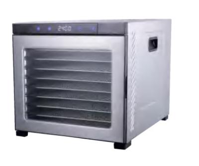 Κίνα Ηλεκτρικό Dehydrator τροφίμων CE, 1100wat 10 Dehydrator ραφιών ψηφιακός έλεγχος προς πώληση