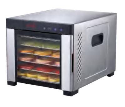 China De eigengemaakte Controle van 220Volt 550W 6 Tray Food Dehydrator With Digital Te koop