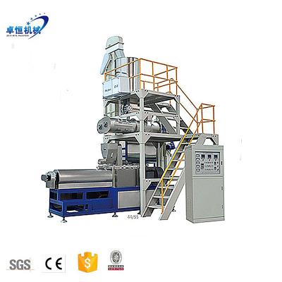 China Professional Twin Screw Processing Fish Feed Maker Machinery Pet Food Fish Feed Pellet Machine Floating Extruder à venda