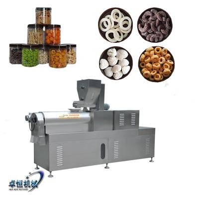 China food & Beverage Plant Small Corn Sticks Extruder Corn Flour Puff Snacks Corn Ball Extruder for sale