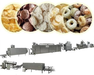 China Oat Flakes Making Extrusion Breakfast Cereals Machine Toasted Oat Flake Making Machine for sale