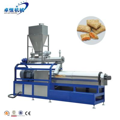 China Energy Saving Automatic Corn Inflating Scale Processing Puffed Puff Making Screw Extruder Twin Core Filled Small Snacks Machine for sale