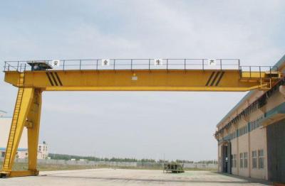 China 2-10t BMH Model Electric Hoist Crane , Semi Gantry Crane For Workshop for sale