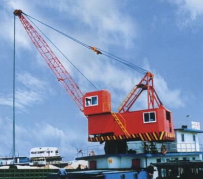 China De mechanische Controle van de Heftoestellucht 5 Ton Stationaire Zwenkende Mobiele Kraan   Te koop