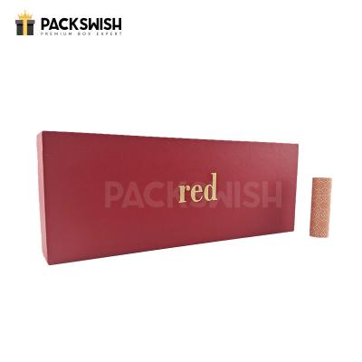 China Handmade Luxury Red Lipstick Mascara Cosmetics 10 Lip Gloss Gift Box Set Cosmetics Skin Care Packaging Paper Box With Logo for sale