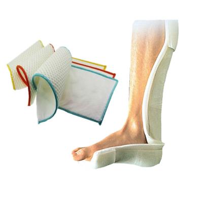 China Moldable Waterproof Medical Orthopedic Fiberglass Splint Foot Drop Splint à venda