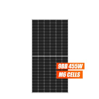 China New Design Perc Half Cell Bifacial Double-Glass All Black Solar Power Panels 182mmx182mm for sale