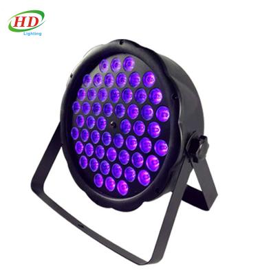 China 54x3w Light Purple Residential UV Par LED Wedding Stage Lighting DMX 3W 54 LED UV Par for sale