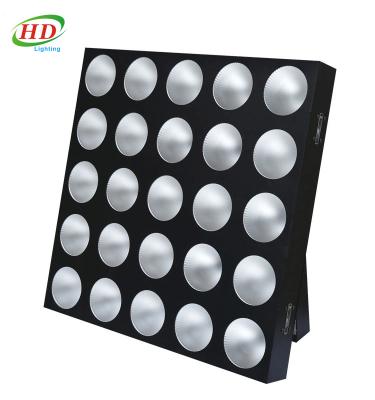 China LED stage matrix stage light 5x5 COB matrix 25x10w rgbw dmx led blinder for background on stage light for sale