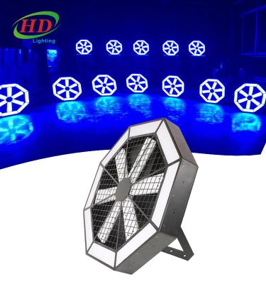 China Rotating Stage RGB Swirl Fan LED Background Wall Stage Light Fan Club Lights Stage for sale