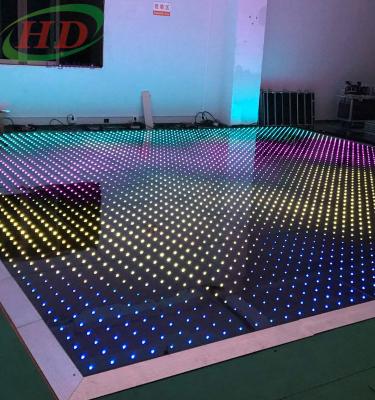 China RGB LED Dance Floor, portable led dance floors for sale 2' x 4' for sale