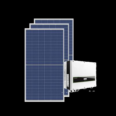 China Solar Power Solar Electricity Solar Panel Household System 8-12kw Generating Top Grid Tied Solar System 8000-12000w And Solar Inverter for sale