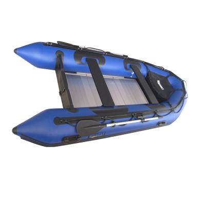 China Weihai PVC Rigid PVC Large Hull Sports Inflatable Boat for sale