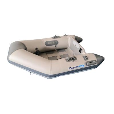 China Chinese Custom PVC Hull Aluminum Rib Inflatable Sports Boat for sale