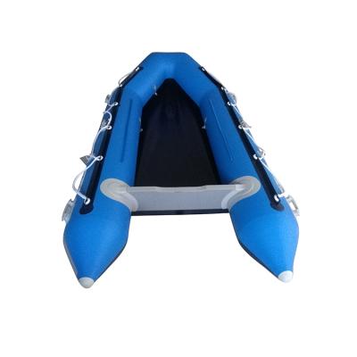 China Rigid Rescue Pedal PVC Porcelain Hull Inflatable Sports Boat for sale