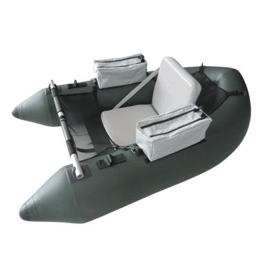 China PVC China Custom One Person Fishing Inflatable Belly Boat for sale