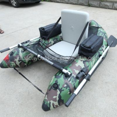 China PVC Made In China Camouflage Float Tube Belly Boat / Fly Fishing Boat for sale