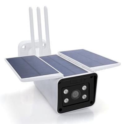 China CCTV Outdoor Battery NIGHT VISION WiFi Solar Powered Wireless Security IP Camera With Two Way Audio for sale