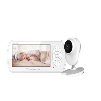 China NIGHT VISION 4.3 inch LCD Display Smart Two Way Speaker Wireless Video Baby Monitor with Crying Detection for sale