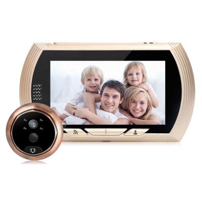 China 166 Degree Wide Angle View Wifi Hole Video Door Camera with PIR Night Vision YB-43AHD for sale