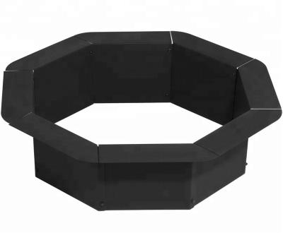 China Large Stocked Steel Fire Pit Ring / Cladding DIY Fire Insert Ring for sale