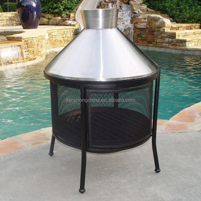 China Stocked Stainless Steel Dome Outdoor Fireplace for sale