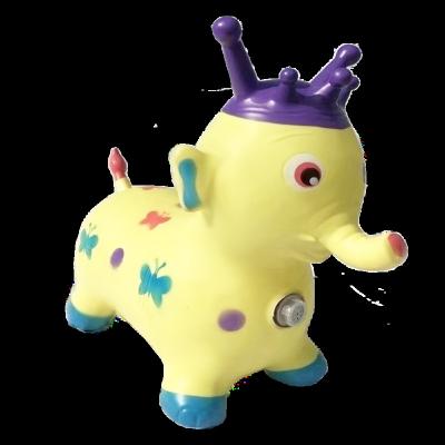 China Inflatable Toy Children Skin Horse Kids Jumping Animal Bouncer Hopper Ride-on Jumping Animal Horse for sale