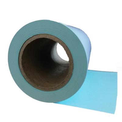 China Single  Proof Thermal Paper  Airline Luggage Label  With Blue Glassine Paper for sale