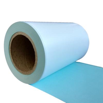 Chine Papier thermosensible de preuve simple de label de bagage de ligne aérienne avec le papier d'auto-collant 50G bleu à vendre